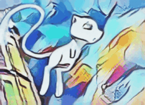 Mew Painting Art GIF