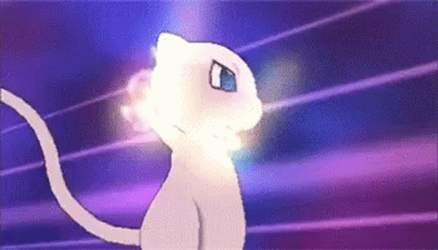 Mew Attacking GIF