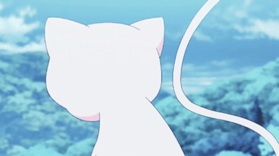 Mew Looking Back GIF