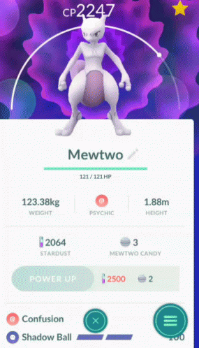 Mewtwo Pokemon Abilities Status GIF