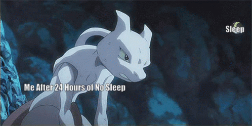 Fierce Mewtwo Pokemon Transforming GIF