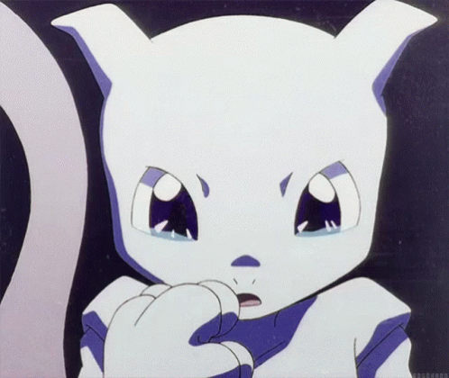Sentimental Pokemon Mewtwo Tender Stare GIF