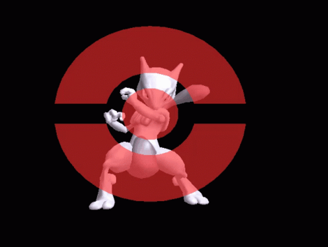 Mewtwo Battle Ready Stance GIF