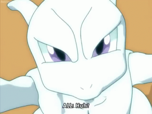 Mewtwo Pokemon With Purple Tail