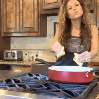 Rosanna Pansino Chewing Gum GIF