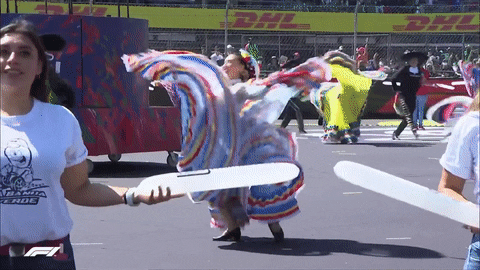 Mexican Dancing On Race Track GIF