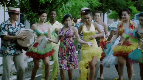 Bubbly Mexican Dancing On The Street GIF