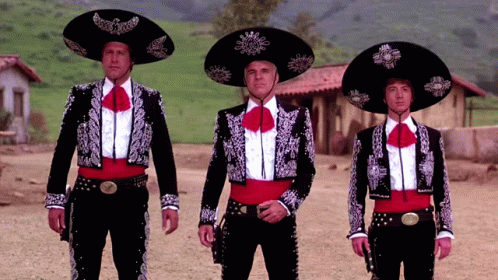 Three Amigos Mexican Dancing Movie Scene GIF