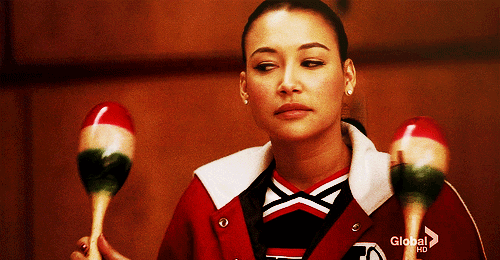 Mexican Dancing Naya Rivera Playing Maracas GIF