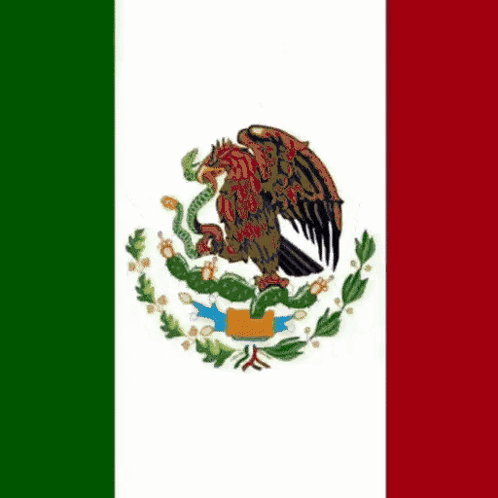 Mexican Flag with Eagle