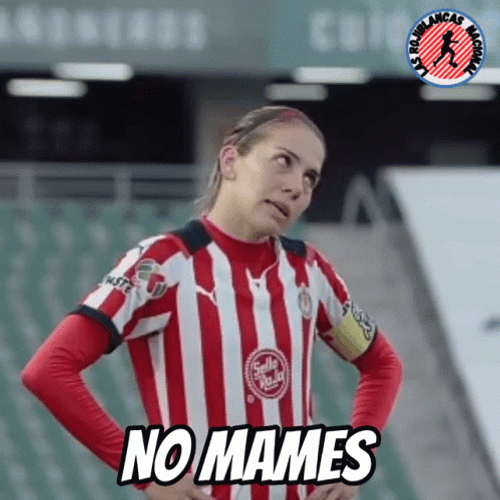 Mexican Football Player Alicia Cervantes No Mames GIF