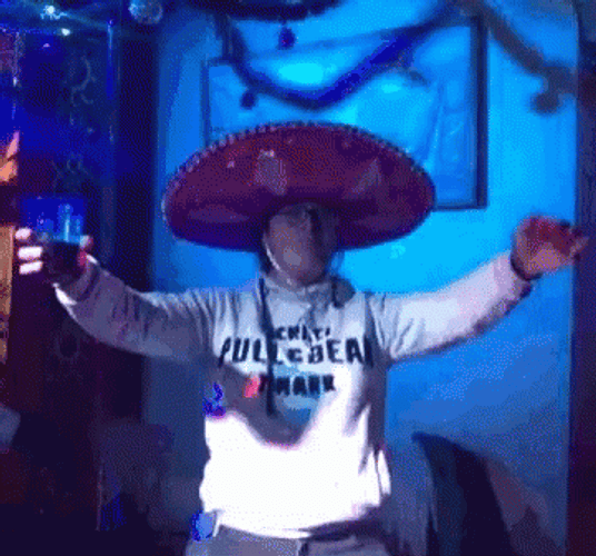 Mexican Guy Drunk Dancing GIF