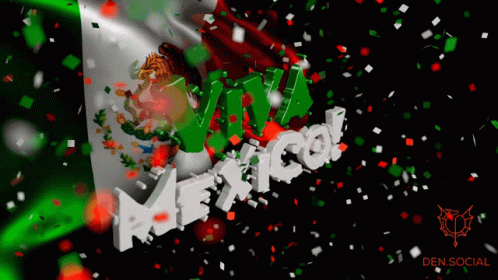 Flag Viva Mexico GIF