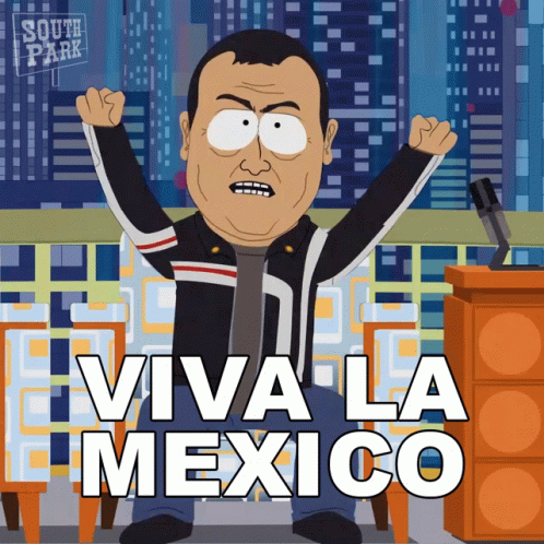Guy Viva La Mexico GIF