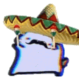 Mexico Cat Dance Sticker GIF