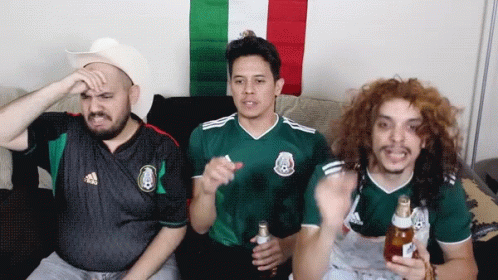 Mexico Soccer Team Fans Intense Reaction GIF