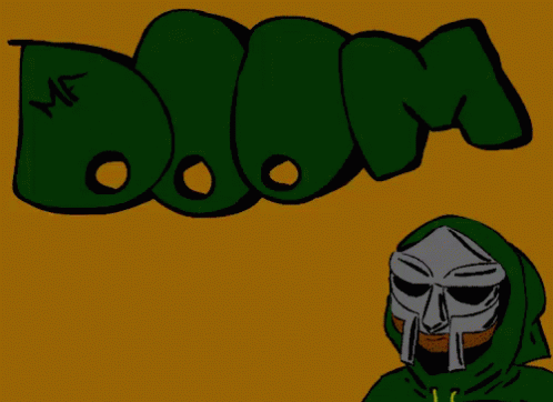 Mf Doom Drifting Text GIF