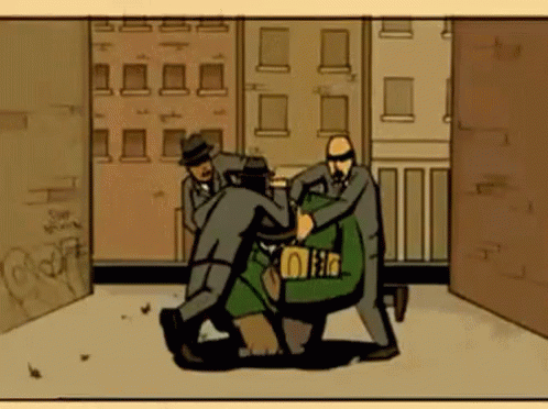 Animated Mf Doom Fight GIF