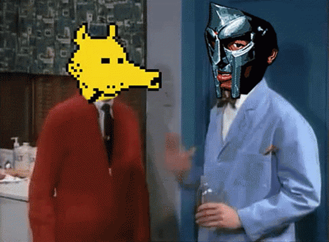 Mf Doom Head Mask GIF