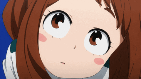 Mha Cute Ochako Uraraka GIF