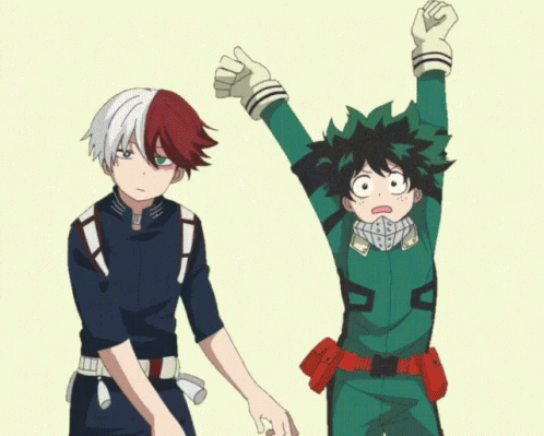 Mha Dance Izuku Midoriyashoto Todoroki GIF
