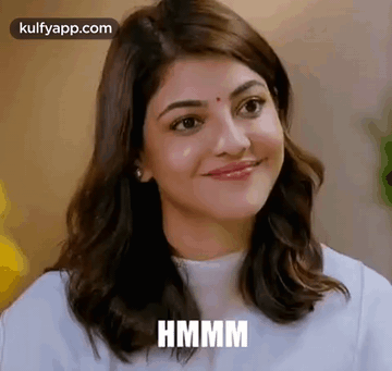 Mhmm Kajal Aggarwal Nodding GIF