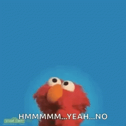 Mhmmm Elmo Thinking GIF