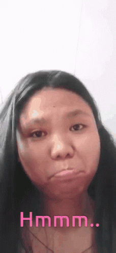 Mhmmm Girl Nodding And Pouting GIF