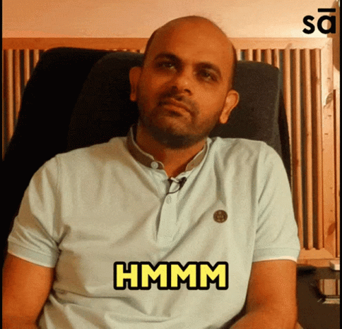 Mhmmm Guy On A Chair Nodding GIF