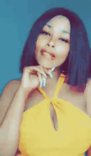 Mhmmm Nodding Girl Hands On Chin GIF