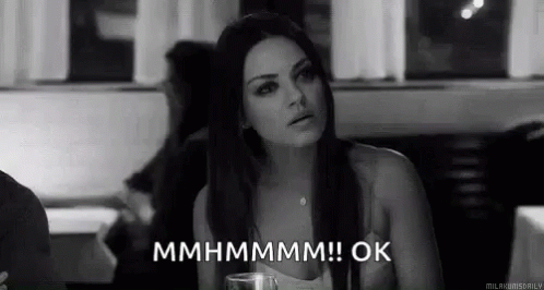 Mhmmm Nodding Mila Kunis GIF