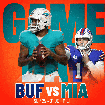 Miami Dolphins Versus Buffalo Bills GIF