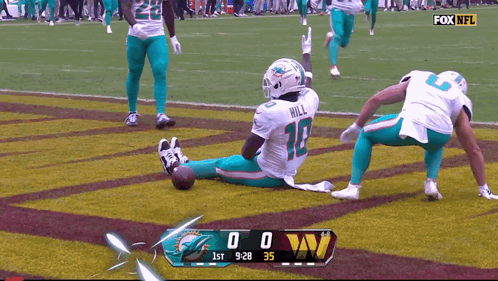 Miami Dolphins Vs Washington Redskins Football Game GIF