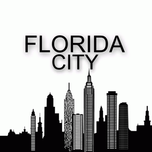 Miami Florida City Silhouette GIF