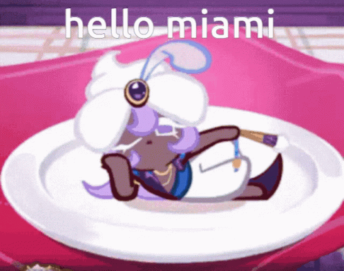 Miami Funny Aladdin In Plate GIF