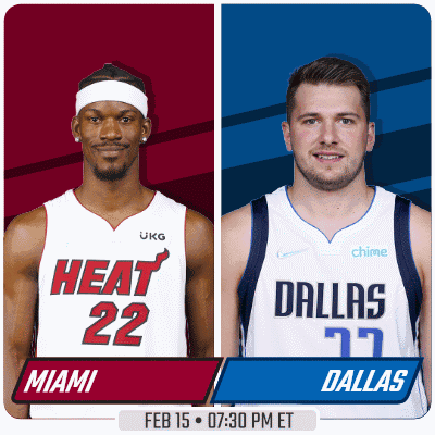 Miami Heat And Dallas Player On Poster GIF
