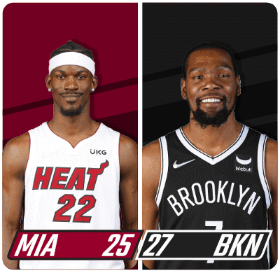 Miami Heat and Orlando Magic Players