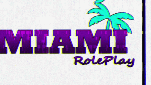 Miami Purple Wordings GIF