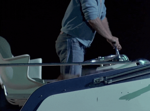 Miami Vice James Crockett Wielding Guns GIF