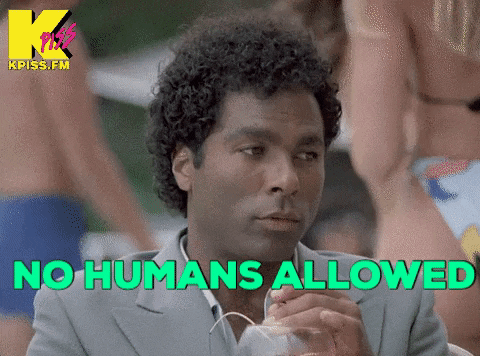 Miami Vice Ricardo Tubbs No Humans Allowed GIF