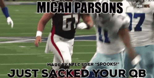 Micah Parsons Running GIF