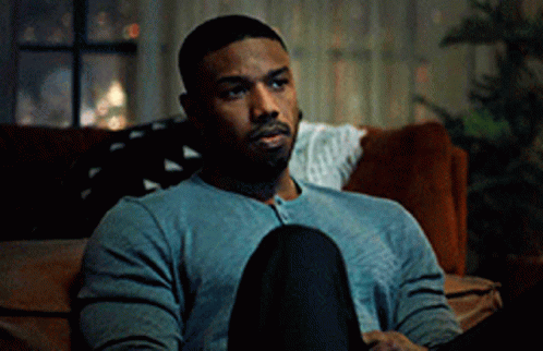 Michael B Jordan Look Worried GIF