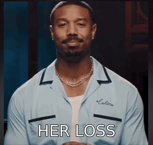 Michael B Jordan Said Her Loss GIF
