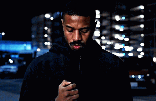 Michael B Jordan Serious Face GIF