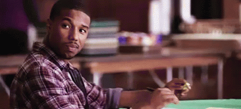 Michael B Jordan Smirk GIF