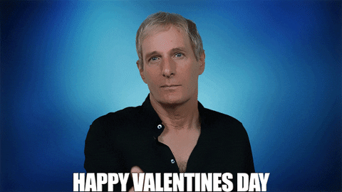 Michael Bolton Happy Valentine's Day GIF