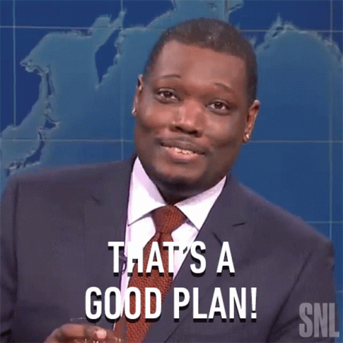 Michael Che Good Plan Snl GIF