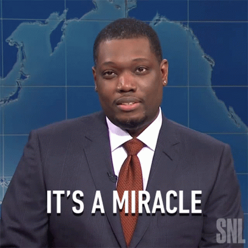 Michael Che Its A Miracle GIF