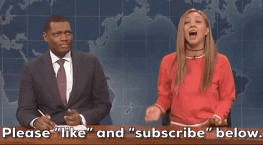 Michael Che Like And Subscribe GIF