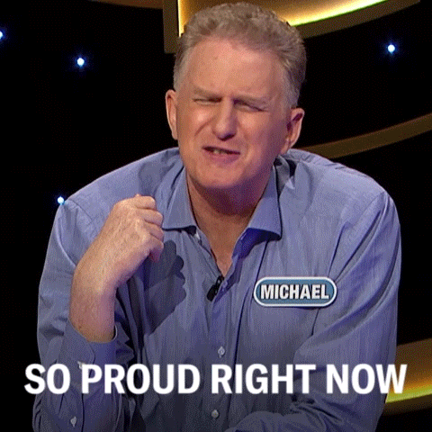 Michael Excited Wheel Of Fortune GIF